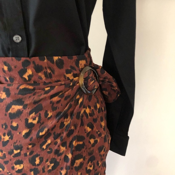 Sezane leopard skirt AUD14 - Picture 4 of 8